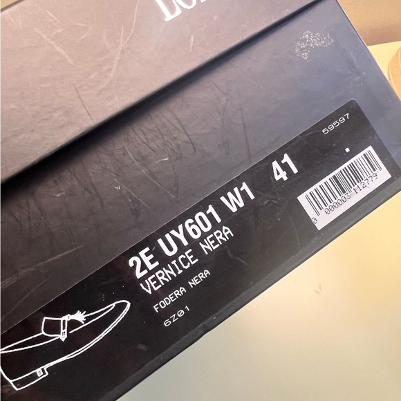 LORIBLU MADE IN ITALY LEATHER  Black Loafers Sleek Slip-Ons - Picture 14 of 15